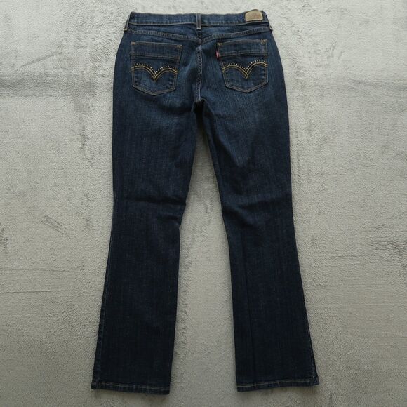 Levi's 515 Jeans Women's Size 8 Blue Mid-Rise Bootcut Denim 31" Inseam Stretch - Picture 1 of 16